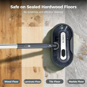BLONEX Lightweight Cordless <b>Electric</b> Mop with Detachable Water Tank & <b>Spin</b> Mop Headlights for Hardwood Tiling - Product Image 4