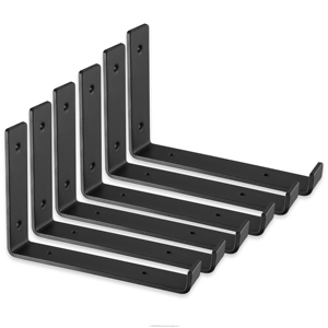 Heavy Duty <strong>Shelf</strong> <strong>Brackets</strong> Metal <strong>Bracket</strong> for Floating <strong>Shelves</strong> Wall Mount with Hardware for Home Office Decor Hidden <strong>Shelf</strong> <strong>Bracket</strong> - Product Image 1