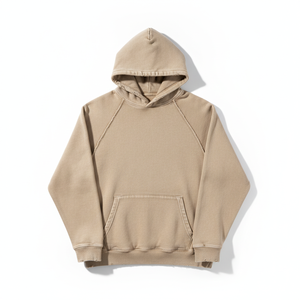 Fabricante de Sudaderas al por Mayor, Sudaderas Extra Grandes Personalizadas con Forro de Felpa de Mezcla de Algodón de 330 g/m², Sudaderas para Hombre - Product Image 1