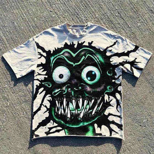 Camiseta de Secado Rápido para Hombre, Algodón, Impresión DTG, Personalizada, Estilo Urbano, Venta al Por Mayor, Camiseta Oversize, Corte Recto, Gráfica - Product Image 4