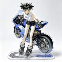 Support en acrylique personnalisé OEM ODM, base de forme personnalisée, support d'affichage pour figurine de personnage d'anime, fabricant direct d'usine
