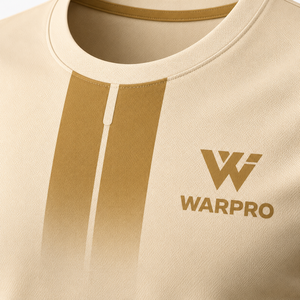 Conjunto de Camiseta de Fútbol para Hombre WARPRO, Manga Corta, Cuello Redondo, Degradado Dorado, Poliéster, Absorbe la Humedad, Ajuste Atlético, para Todas las Temporadas - Product Image 5