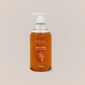 Gel douche parfumé Cloa Vital aux agrumes par Truezyme 800ml, senteur Néroli et agrumes - Product Image 6