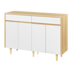 Mueble de Salón Moderno de Madera Marrón con 4 Cajones, 1 Estante y 4 Puertas Planas, Diseño Minimalista, Muebles para el Hogar - Product Image 1