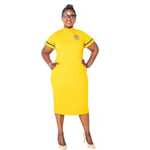 Robe élégante pour femmes avec manches à volants, détail chic à volants, robe de soirée décontractée, design féminin élégant, vêtements de mode d'été - Product Image 1