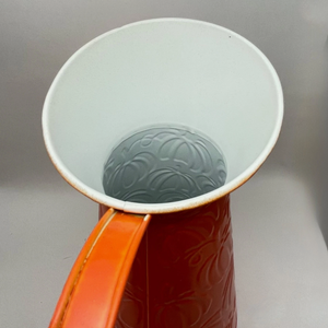 Pichet décoratif, vase à fleurs, bidon à lait, carafe en métal galvanisé, fer, style rustique campagnard, décoration saisonnière automne, citrouille - Product Image 6