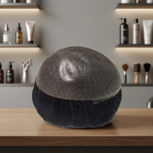 Meilleure Qualité Perruque Toupet Cheveux Toupet avec Deep Wave Style Kinky Droite et Eau Vague de Corps Indien Perruque de Cheveux par Air BD - Product Image 1