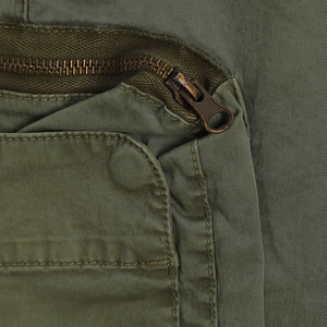 กางเกงขาสั้นคาร์โก้ผู้ชายสไตล์ลำลอง ผ้าทอเนื้อแน่น ฮิปฮอป 98% ผ้าฝ้าย 2% สแปนเด็กซ์ ยืดได้ ใช้งานได้หลากหลาย พร้อมรับผลิตแบบ Private Label - Product Image 5