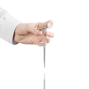 Pinzas Hemostáticas Curvas y Rectas de Buena Calidad, Juego de Instrumentos de Acero Inoxidable, Instrumentos Quirúrgicos Manuales con Certificación CE - Product Image 3