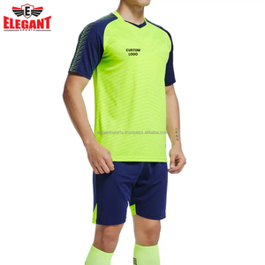 Tenue de football pour hommes, manches courtes, bleu-vert, design imprimé, dernière collection, 100% polyester, pour entraînement et compétition - Product Image 4