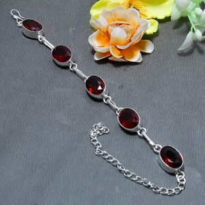 Natural Onyx Gemstone <b>Bracelet</b>, 925 Sterling Silver Plated <b>Bracelet</b>, Handmade Jewelry - Product Image 6