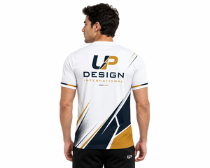 Custom Sublimation <b>Polyester</b> <b>T</b> <b>Shirt</b> Quick Dry Sports Training Running Fitness Jersey Athletic Wear OEM ODM - Product Image 3