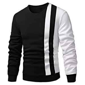 Nouveau design, logo personnalisé, sweat-shirts pour hommes confortables et élégants, couleur unie, style streetwear, avec service OEM, vente en gros - Product Image 4