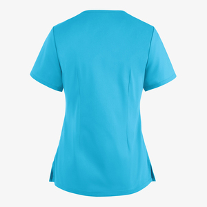 เสื้อสครับผ้าทอคุณภาพพรีเมียม บริการ OEM พร้อมโลโก้สั่งทำได้ ชุดสครับแพทย์แบบยูนิเซ็กซ์ ตรวจจับเข็มได้ - Product Image 5