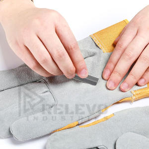 Gants d'hiver pour hommes en cuir de mouton de haute qualité, design simple et décontracté, pour le voyage, les sports de plein air, avec détection de pointe (ou : fonction de détection de pointe) - Product Image 3