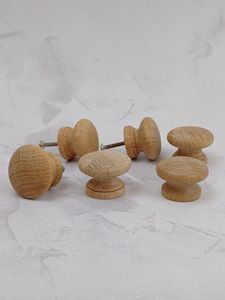 Pomos elegantes de madera para puertas, tiradores decorativos modernos para gabinetes, tiradores únicos hechos a mano para armarios y cajones - Product Image 2