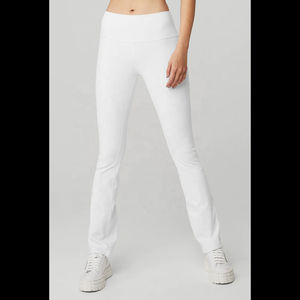 Leggings de yoga pour femmes, tricotés sur mesure avec logo, taille haute, tailles ajustables, en gros, MOQ 30 pièces - Product Image 5