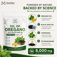 Capsules de gel mou de Regano et d'huile de nigelle, bienfaits antioxydants, usage adulte, suppléments à base de plantes en vrac, approvisionnement direct usine