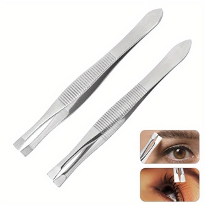 Eyebrow Tweezers <b>Pointed</b> Tip Modern Style Durable Hair <b>Removal</b> <b>Tool</b> for Perfect Eyebrow Shaping and Facial Grooming - Product Image 4