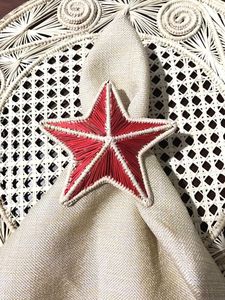 Anneau de serviette en rotin fait main élégant, motif étoile de mer, tissage naturel, design côtier pour table à manger et décoration intérieure, thème mariage plage - Product Image 4