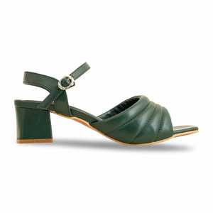 Sandalia de tacón formal verde FR5414 - Product Image 4