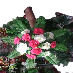 Buket Bunga Buatan untuk Dekorasi Rumah Pernikahan, Kerajinan Tangan Karangan Bunga DIY Murah