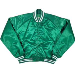Chaqueta Varsity Personalizable para Hombre, de Satén, Manga Larga, Impermeable, Resistente al Viento, Transpirable, para Invierno, OEM, Estilo Universitario - Product Image 1