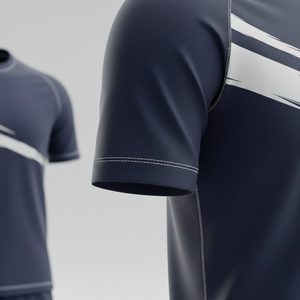 ชุดฟุตบอลยูนิเซ็กซ์พร้อมกางเกงขาสั้น ชุดสองชิ้น Eco Fusion ชุดกีฬาฝึกซ้อมฟุตบอลแบบยั่งยืน รับผลิตตามแบบ OEM - Product Image 5