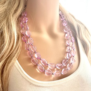 Collar de Diamantes y Perlas de Resina de Lujo de la Mejor Calidad para Damas, Estilo Clásico para Fiestas, Compromisos y Aniversarios - Product Image 1