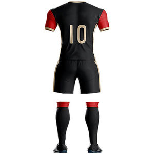 Uniforme de Fútbol de Alto Impacto, Impresión por Sublimación de Primera Calidad, Mejor Precio, Logotipo Personalizable, Servicio OEM, Opciones de Marca Privada - Product Image 3