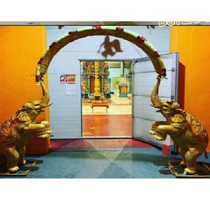 Statue d'éléphant en Fiber de carbone, décoration pour mariage, superbe, indien - Product Image 1