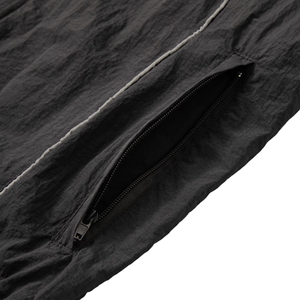 Ensemble de survêtement streetwear froissé coupe-vent personnalisé avec logo, 100 % polyester, deux pièces, respirant, pour hommes - Product Image 2
