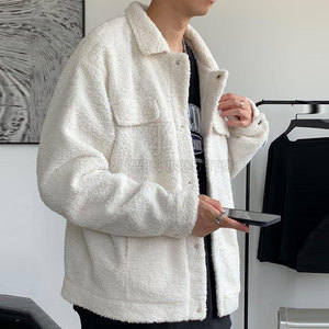Veste en laine sur mesure à épaules tombantes pour homme, tissu doux, coupe confortable, chaude, pour usage quotidien, vêtements d'extérieur personnalisés, fabricant en gros - Product Image 3