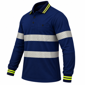 Factory Price Reflective Safety <b>Shirt</b> Construction Mining Workwear High Visibility Polo <b>Shirt</b> Wholesale Reflective Work <b>Shirt</b> - Product Image 5