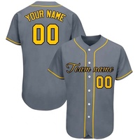 Maillots de baseball de qualité supérieure, sublimation personnalisée, casquette de baseball brodée de haute qualité, maillot de baseball personnalisé