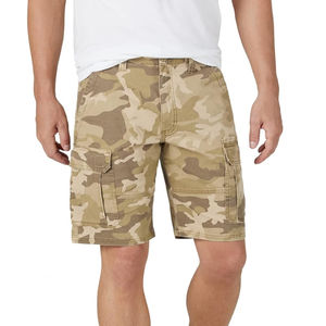 Shorts de chasse pour hommes avec logo personnalisé, imprimé numérique intégral, broderie lettre, patch en toile, camouflage - Product Image 1