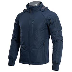 Chaqueta con Capucha para Hombre, Impermeable, Transpirable, de Softshell, Tipo Piel de Tiburón, con Forro Polar, Cortavientos, para Senderismo, Camping, Otoño, con Cierre - Product Image 3