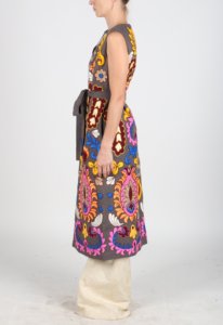 Middle Eastern Classic Long Sleeves Front Opening Suzani Embroider Robe Dresses for Breastfeed Mothers Bohemian Long <b>Jacket</b> Coat - Product Image 2
