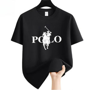 T-shirt décontracté à la mode pour hommes, col rond polyvalent à manches courtes, T-shirt confortable et respirant pour un usage quotidien - Product Image 2