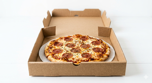 Hand-held Custom Design Biodegradable Square <b>Pizza</b> <b>Box</b> Magnetic Closure Corrugated Board Flexographic Printing Foldable Custom - Product Image 4