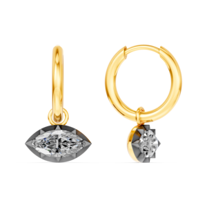 Pendientes LGD de Oro Sólido de 10K, 14K y 18K Personalizados, Fabricante Ético de Joyería Fina RJC ODM OEM, Venta al Por Mayor EA502349 - Product Image 5