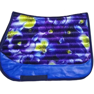 Nouveaux tapis de selle de dressage carrés matelassés en coton pour l'équitation, tapis de selle anglais, échantillon gratuit, équestre - Product Image 5