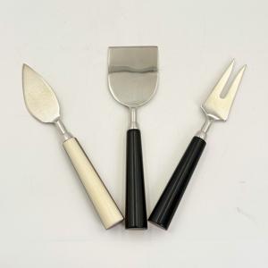 Juego de Cortador de Mantequilla y Cuchillo para Queso de Acero Inoxidable con Mango de Resina, Cubertería Perfecta para Restaurantes y Cocinas, y Servicio Elegante - Product Image 2