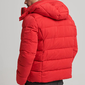 Best Selling High Quality Custom Made Solid Color Men's <b>Puffer</b> <b>Jacket</b> Hooded Winter Outdoor Use - Product Image 2