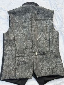 HAPPY HORSE Gilet traditionnel bavarois pour homme, réversible, respirant, en polyester/coton, court, boutonné, pour l'automne, Oktoberfest 2026 - Product Image 6