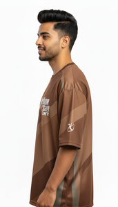 เสื้อยืดโอเวอร์ไซส์สไตล์สตรีทพิมพ์ลายแบบซับลิเมชั่นสำหรับผู้ชายแฟชั่นลำลองแนวเมือง - Product Image 3