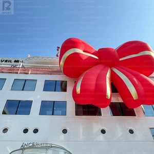 Nœud papillon géant LED gonflable personnalisé, modèle lumineux rouge, gonflable pour événement/<span class=keywords><strong>centre</strong></span> <span class=keywords><strong>commercial</strong></span>/Noël/décoration de fête/présentation de mariage - Product Image 2