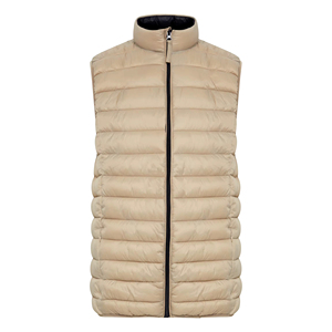 Men's Quilted Down Alternative Vest Puffer <b>Waistcoat</b> Zip Up Sleeveless Jacket Winter Outdoor Layering Casual Windproof - Product Image 3