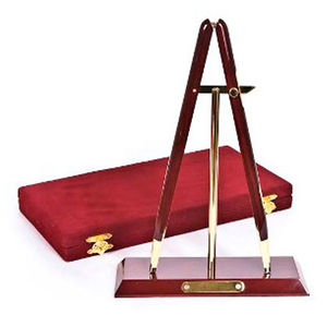 Bastón de Senderismo Ligero 2026, Bastón de Ritmo en Miniatura con Caja de Madera Cubierta de Fieltro Marrón y Soporte de Exhibición - Product Image 2