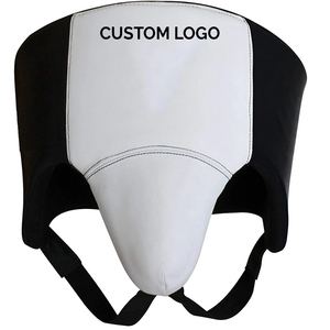 Plain White Black Color Best Quality Cow Hide Leather <b>MMA</b> Fighting Wear Good Selling New Arrival Men Boxing Wear <b>Groin</b> <b>Guards</b> - Product Image 1